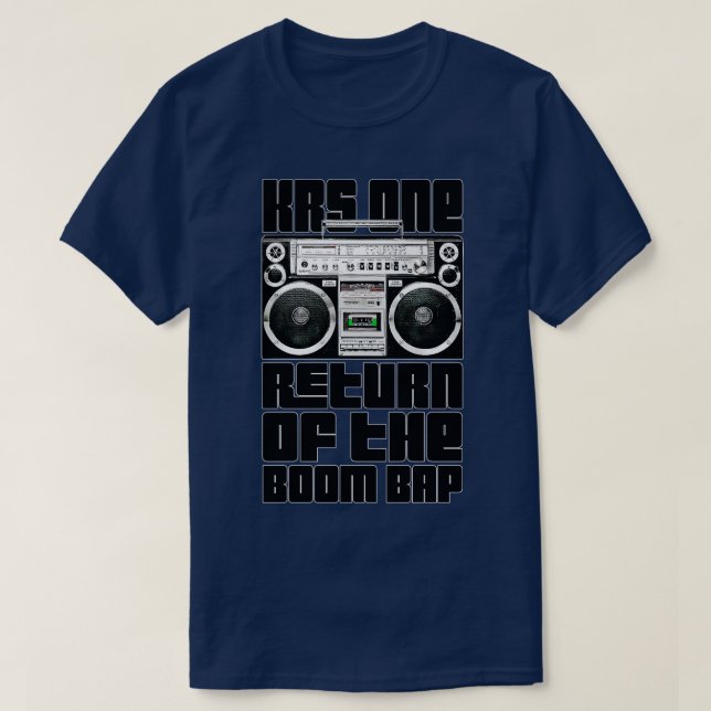 KRSOne retur av boom Bap T Shirt (Design framsida)