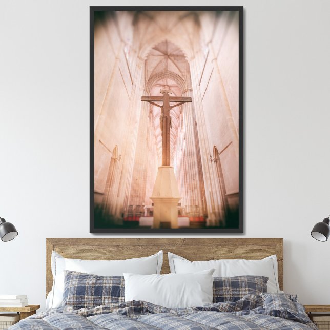 Krucifix bakom altaret i Batalha kloster Poster (Skapare uppladdad)