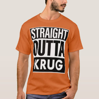 Krug Namn Rak Outta Krug T Shirt