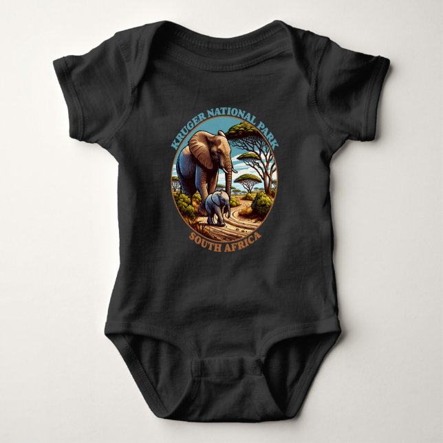 Kruger National Park South Afrika T Shirt (Framsida)