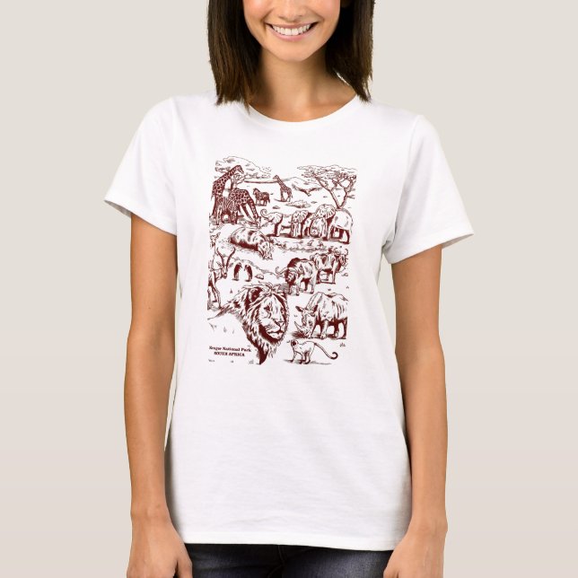 Kruger National Park T-Shirt (Framsida)
