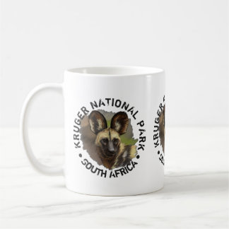 Kruger National Park Vild Hund Kaffemugg