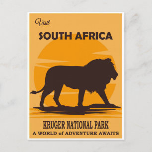 Kruger National Park-vykort Vykort