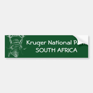 Kruger nationalpark bildekal