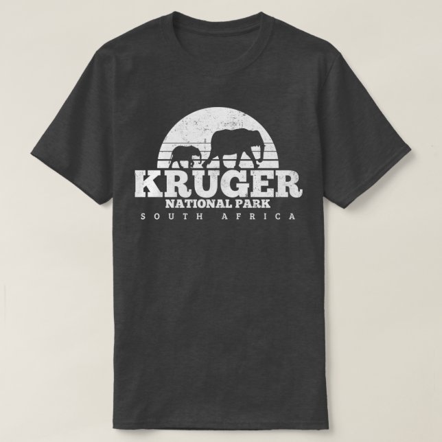 Kruger nationalpark Elephant T Shirt (Design framsida)