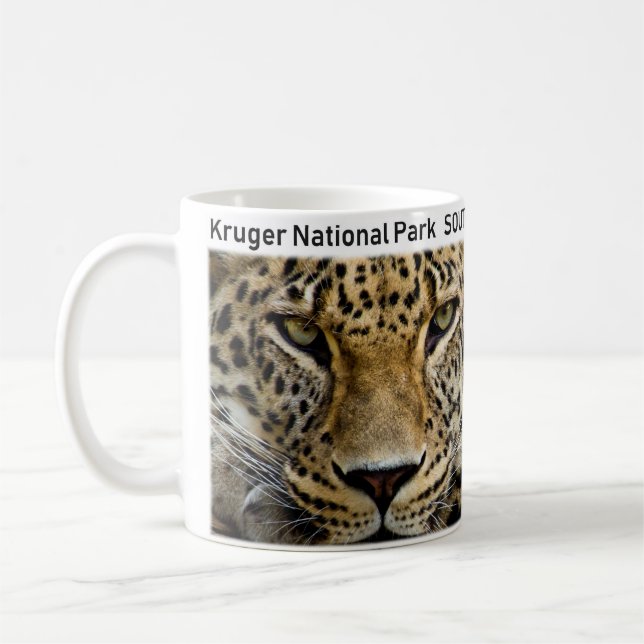 Kruger nationalpark Leopard Kaffemugg (Vänster)