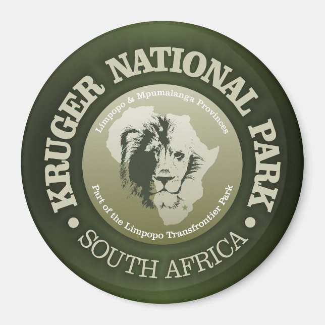 Kruger nationalpark magnet (Framsidan)