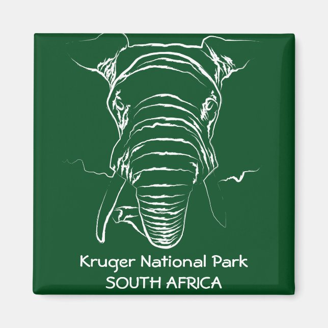 Kruger nationalpark magnet (Framsidan)