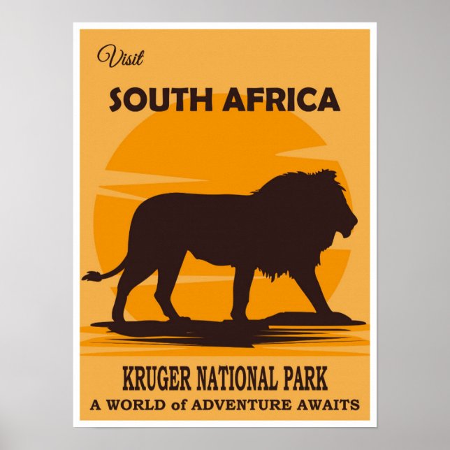 Kruger nationalpark Poster (Framsidan)