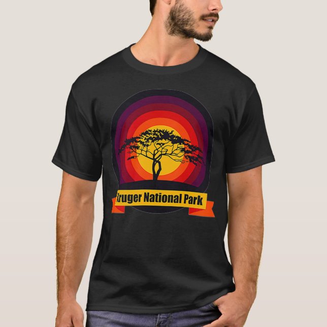 Kruger nationalpark - södra Afrikan T Shirt (Framsida)