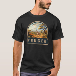 Kruger nationalpark South Afrika Giraffe Vintage T Shirt
