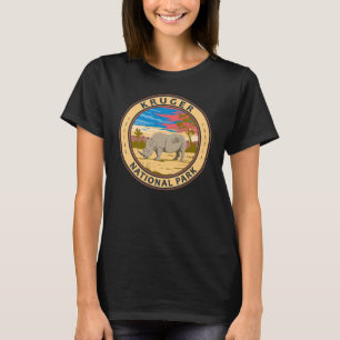 Kruger nationalpark White Rhinoceros Travel Art T Shirt
