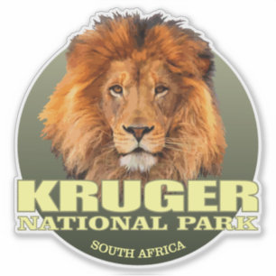 Kruger NP (lejon) VIKT Klistermärken