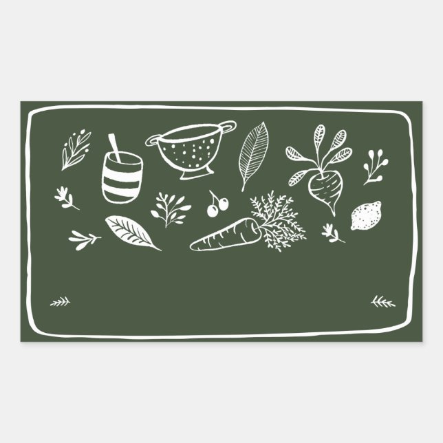 Kruk / Krydd Blank Etikett VIII (Framsida)