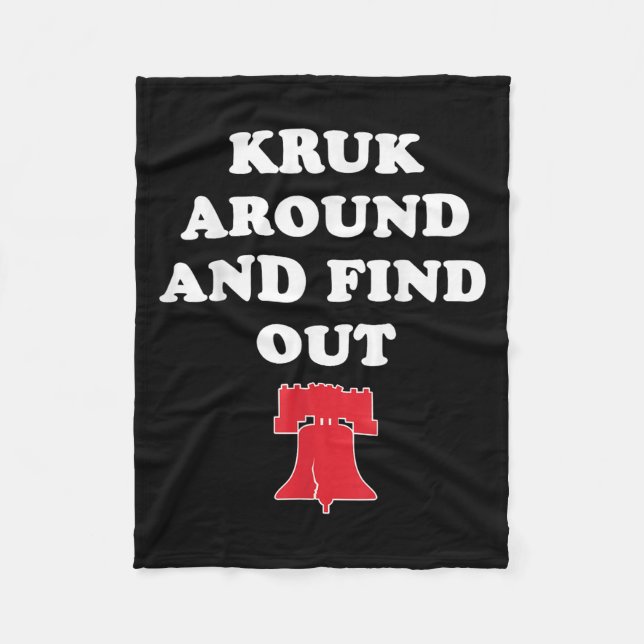 Kruk runt och ta reda på fleecefilt (Framsidan)