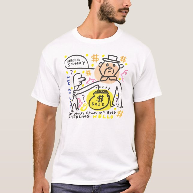 Kruka av guld t-shirt (Framsida)
