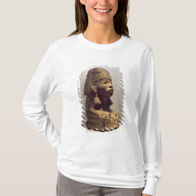 Kruka i form av en knäfalla figur, 800-1200 tee (Framsida)