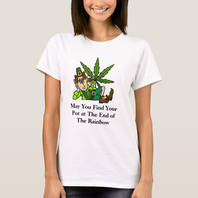 Kruka på avsluta av regnbågeT-tröja Ver. 3 T-shirt (Framsida)