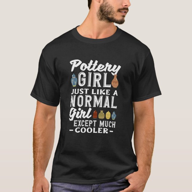 Krukflicka Precis Som Vanlig Flicka Coolare T Shirt (Framsida)