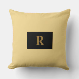 Krukkudd med champagne-monogram kudde