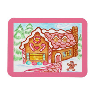Krukkuskött Hus Magnet
