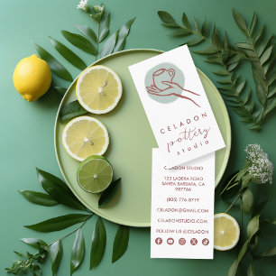 KRUKMAKAR STUDIO Eleganta Handritade Ikoner  Visitkort