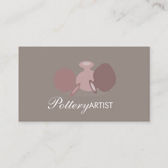 Krukmakare Vas Kärl Logotyp Visitkort (Framsida)