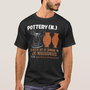 Krukmakeri Definition Rolig Lerkonstnär Keramikpre T Shirt