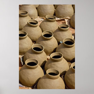 Krukmakeriby, Ashanti region, Ghana Poster