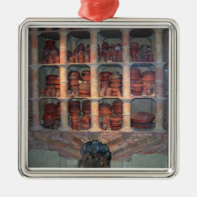 Krukmakeriugn från Graufesenque, c.150 BC (fotoet) Julgransprydnad Metall (Framsidan)