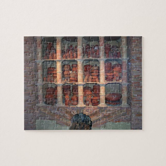 Krukmakeriugn från Graufesenque, c.150 BC (fotoet) Pussel (Horisontell)