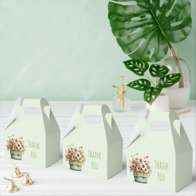 Krukväxter Mysig Shabby Stil Söt Tack Presentaskar (Multipel)