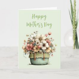 Krukväxter Mysiga Blommor Söta Helgkort