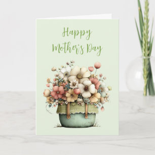 Krukväxter Mysiga Blommor Söta Helgkort