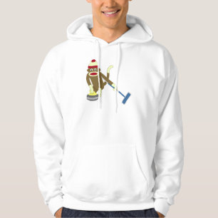 Krulla för sock monkeyOS Sweatshirt Med Luva