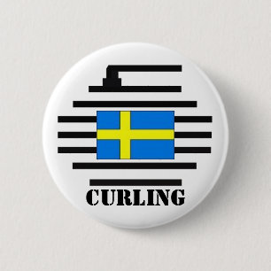 Krulla för sverige knapp
