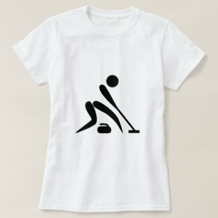Krulla - universellt olympiskt världssymbol tee shirt