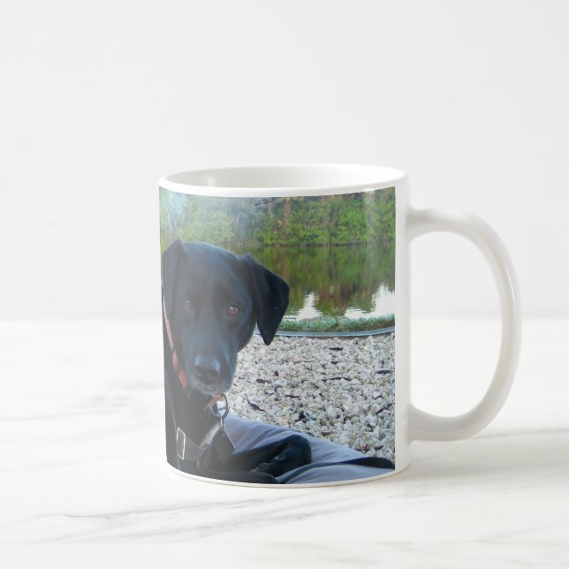 krullad upp vovve kaffemugg (Höger)