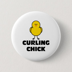 Krullande chick knapp