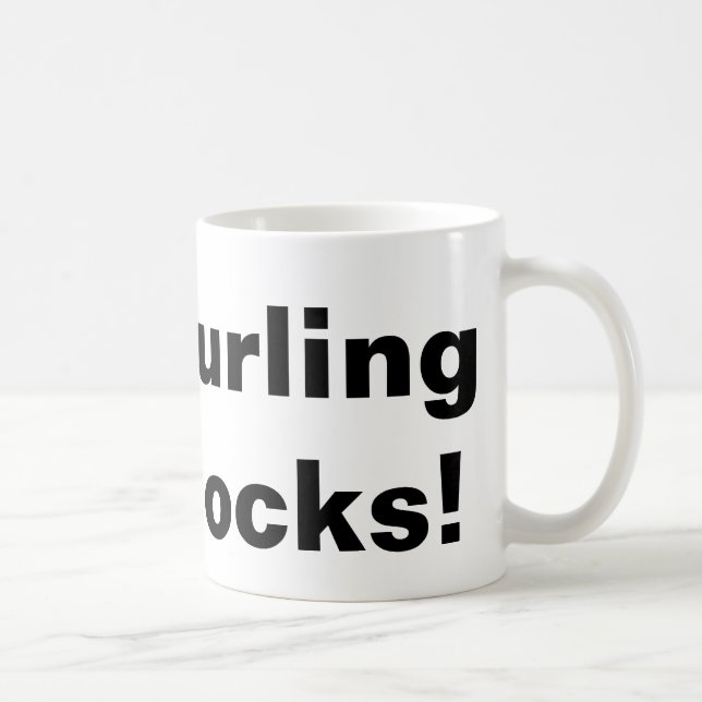 Krullande stenar kaffemugg (Höger)