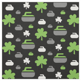 Krullande stenar och Shamrockstyg Tyg
