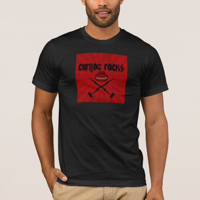 Krullande stenar tee (Framsida)
