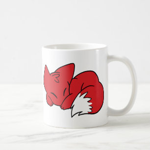 Krullat sova räven kaffemugg