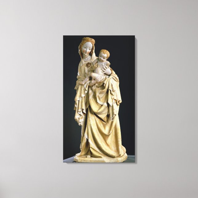 Krumauer Madonna, 1400 Canvastryck (Framsida)