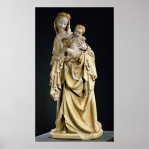 Krumaueren Madonna, c.1400 Poster