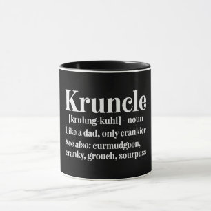 Kruncle/Cranky farbror Definition Mugg