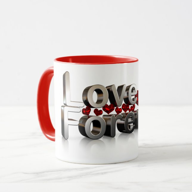 Krus med kärlek mugg (Framsida vänster)