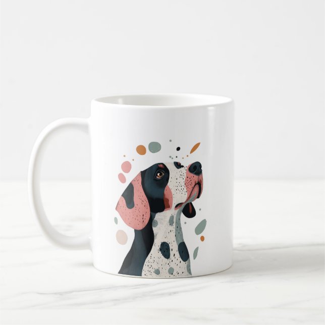 Krusar för Springer Spaniel Hund Kaffemugg (Vänster)