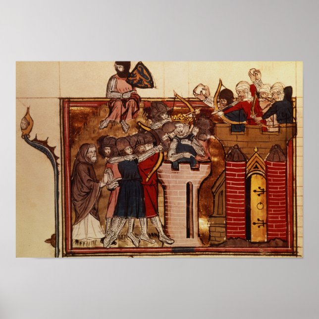 Krusarattacken i Jerusalem Poster (Framsidan)