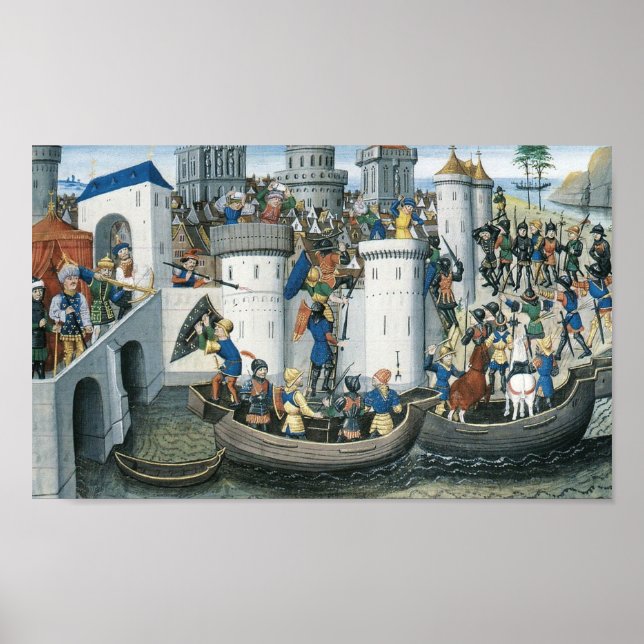 Krusarnas erövring 1204 poster (Framsidan)